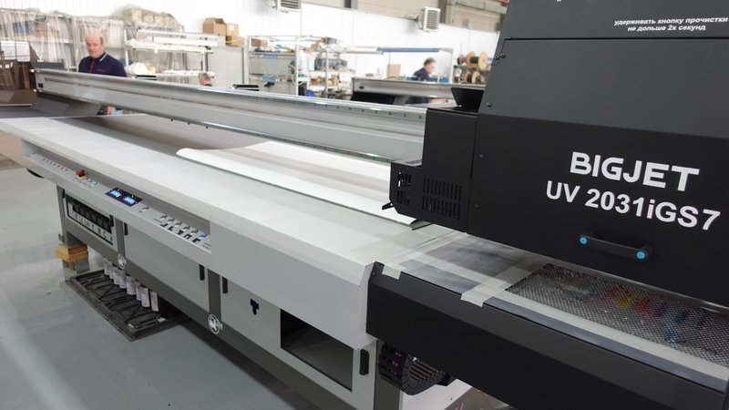 BIGJET UV 2031iGS7 в сборочном цеху