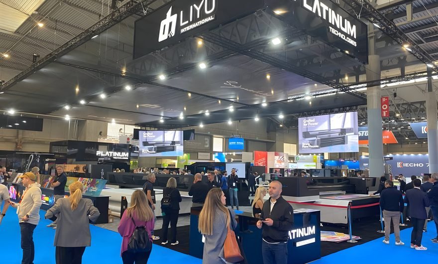 Стенд Liyu International и Platinum Technologies на FESPA 2026